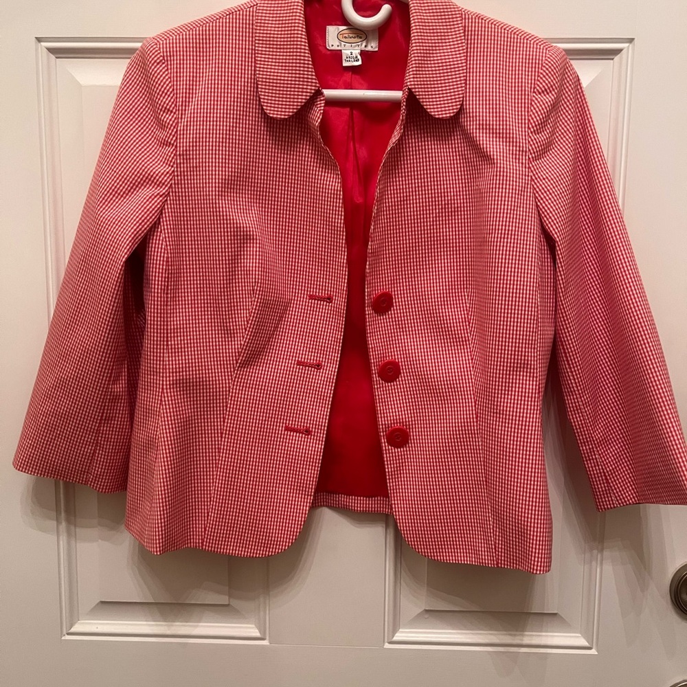 Talbot’s Gingham Blazer